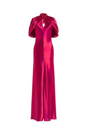 Abito Da Sera In Raso Fucsia ALBERTA FERRETTI | A043016270216
